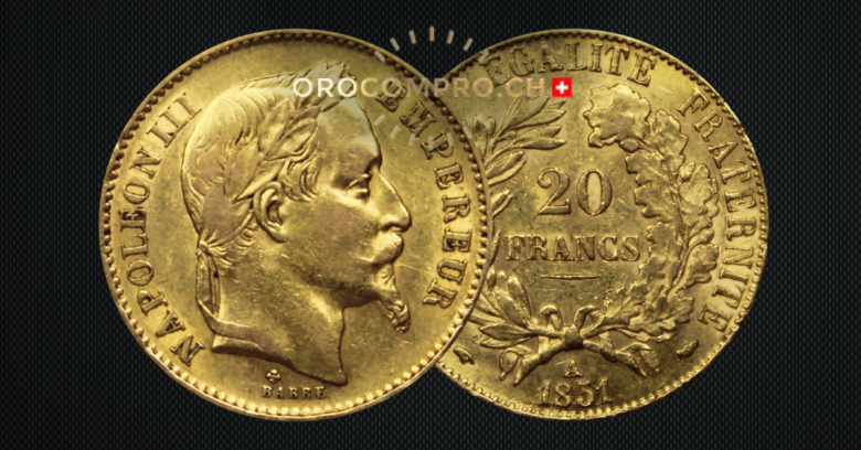 La storia della moneta da 20 franchi Napoleone